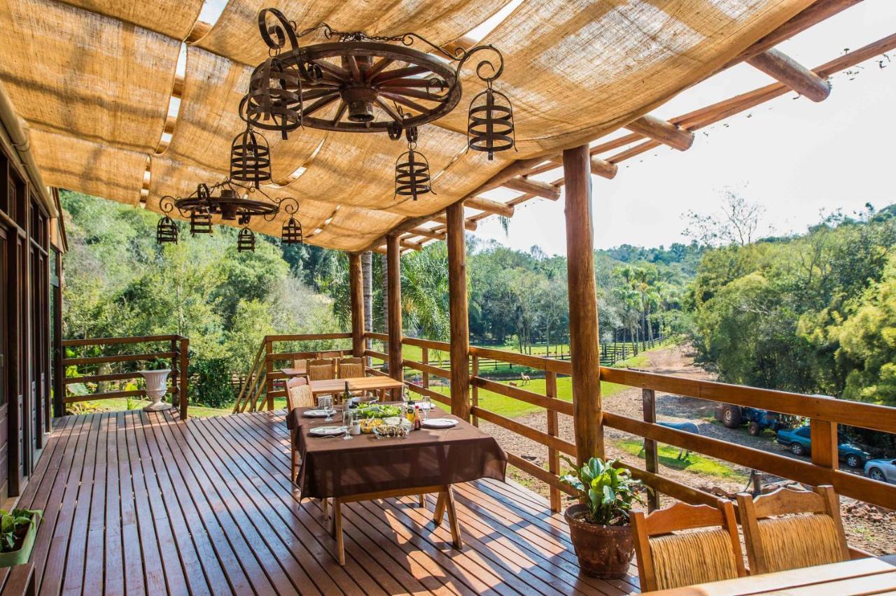Hotel Fazenda Tres Cascatas Santo Cristo Exteriör bild
